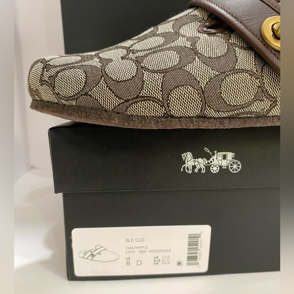 COACH CLOG✨SIZE ✨8 🤎color..OAK / MAPLE🤎 - Picture 10 of 10